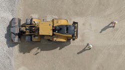 The optional warning system uses radar and vision sensors to detect hazard potential, alert operators, and inhibit motion when initiating reverse motion. The optional warning system uses radar and vision sensors to detect hazard potential, alert operators, and inhibit motion when initiating reverse motion.