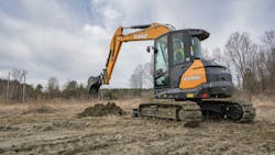Case CX85E excavator. Case CX85E excavator.