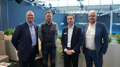 From left: Thomas Hansen, Topcon VP, Global OEM; Jan Rotard, Vemcon CEO; Dr. Holger Quast, Vemcon COO/CFO; and Karsten Dietrich, Topcon senior director, OEM EMEA. From left: Thomas Hansen, Topcon VP, Global OEM; Jan Rotard, Vemcon CEO; Dr. Holger Quast, Vemcon COO/CFO; and Karsten Dietrich, Topcon senior director, OEM EMEA.