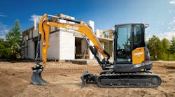 Case CX60D mini excavator. Case CX60D mini excavator.
