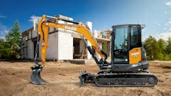 Case CX60D mini excavator. Case CX60D mini excavator.