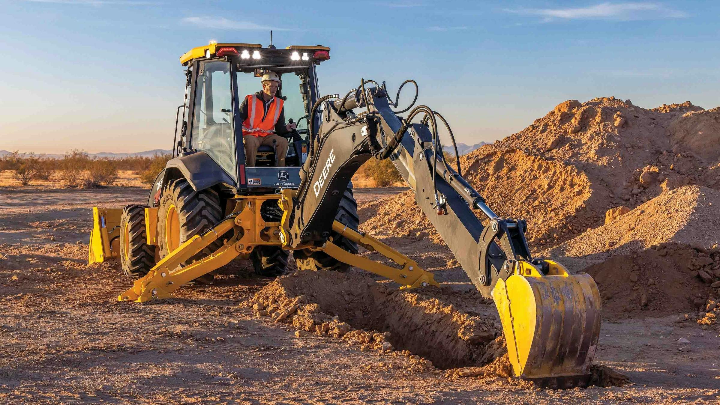 Deere 320 P Tier backhoe