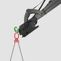 A Volvo-approved lift point for rigging. A Volvo-approved lift point for rigging.