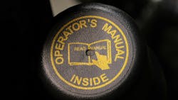 The operator's manual is a source for safety, maintenance, and inspection information for an attachment. The operator's manual is a source for safety, maintenance, and inspection information for an attachment.