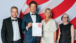 From left, Jonas Fredberg, Studio Engineer; Peter Reuterberg, Senior Chief Advanced Designer; Jenny Arnell, Group Manager; and Nina Augustsson, Design Director, from Volvo Group. From left, Jonas Fredberg, Studio Engineer; Peter Reuterberg, Senior Chief Advanced Designer; Jenny Arnell, Group Manager; and Nina Augustsson, Design Director, from Volvo Group.