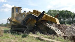 A Trencor T14 trencher. A Trencor T14 trencher.