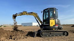 New Holland Construction E50D mini excavator. New Holland Construction E50D mini excavator.