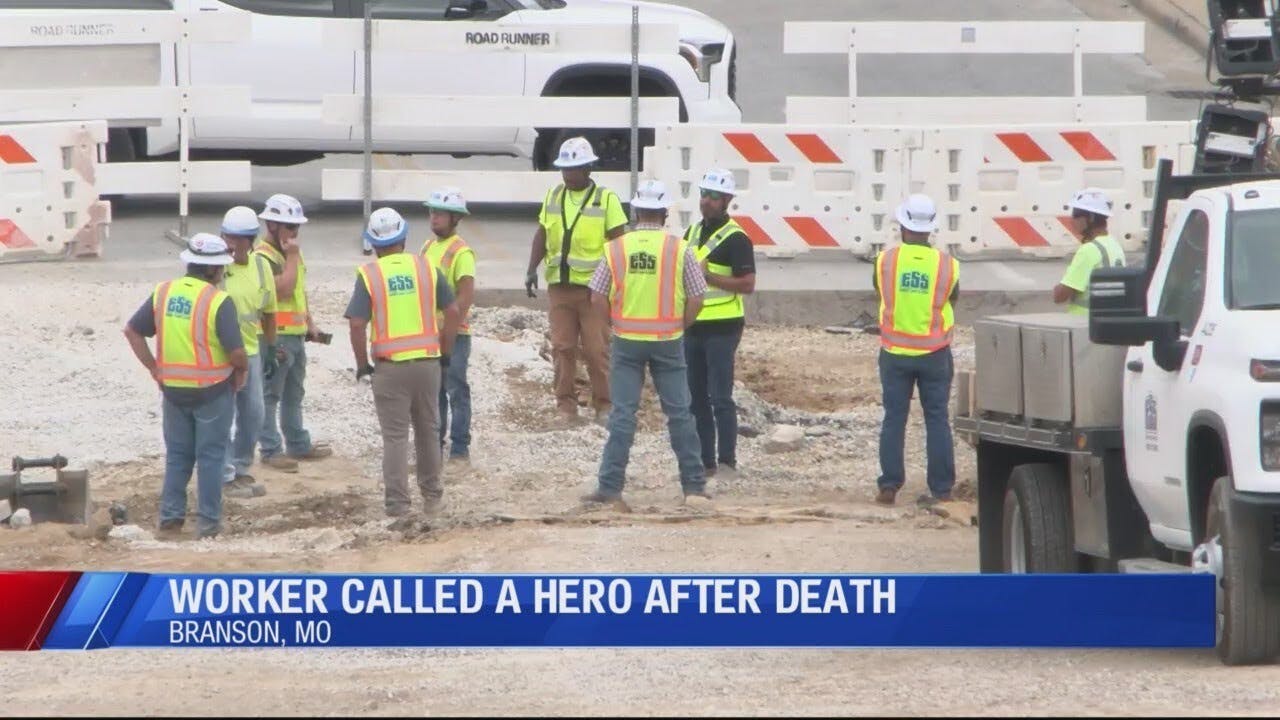 Worker who died in construction accident hailed a &lsquo;hero&rsquo;