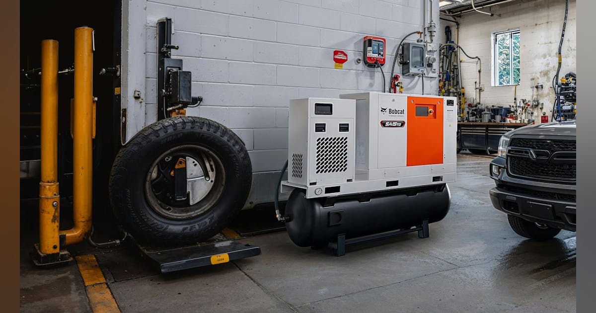 Bobcat Tank Mounted Air Compressors | Construction Equipment