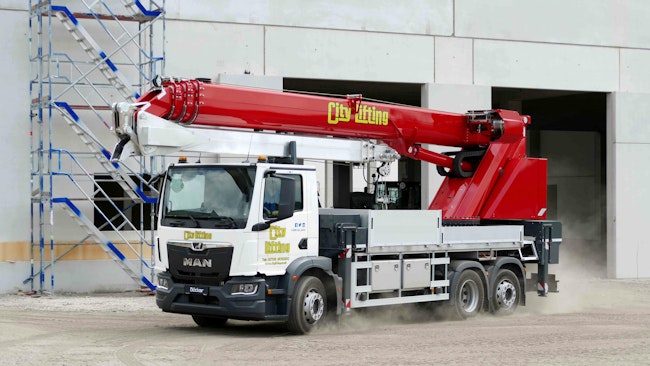 Böcker truck crane