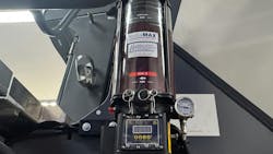 The ReliaMAX system is built around an 8-kilogam electric pump. The ReliaMAX system is built around an 8-kilogam electric pump.