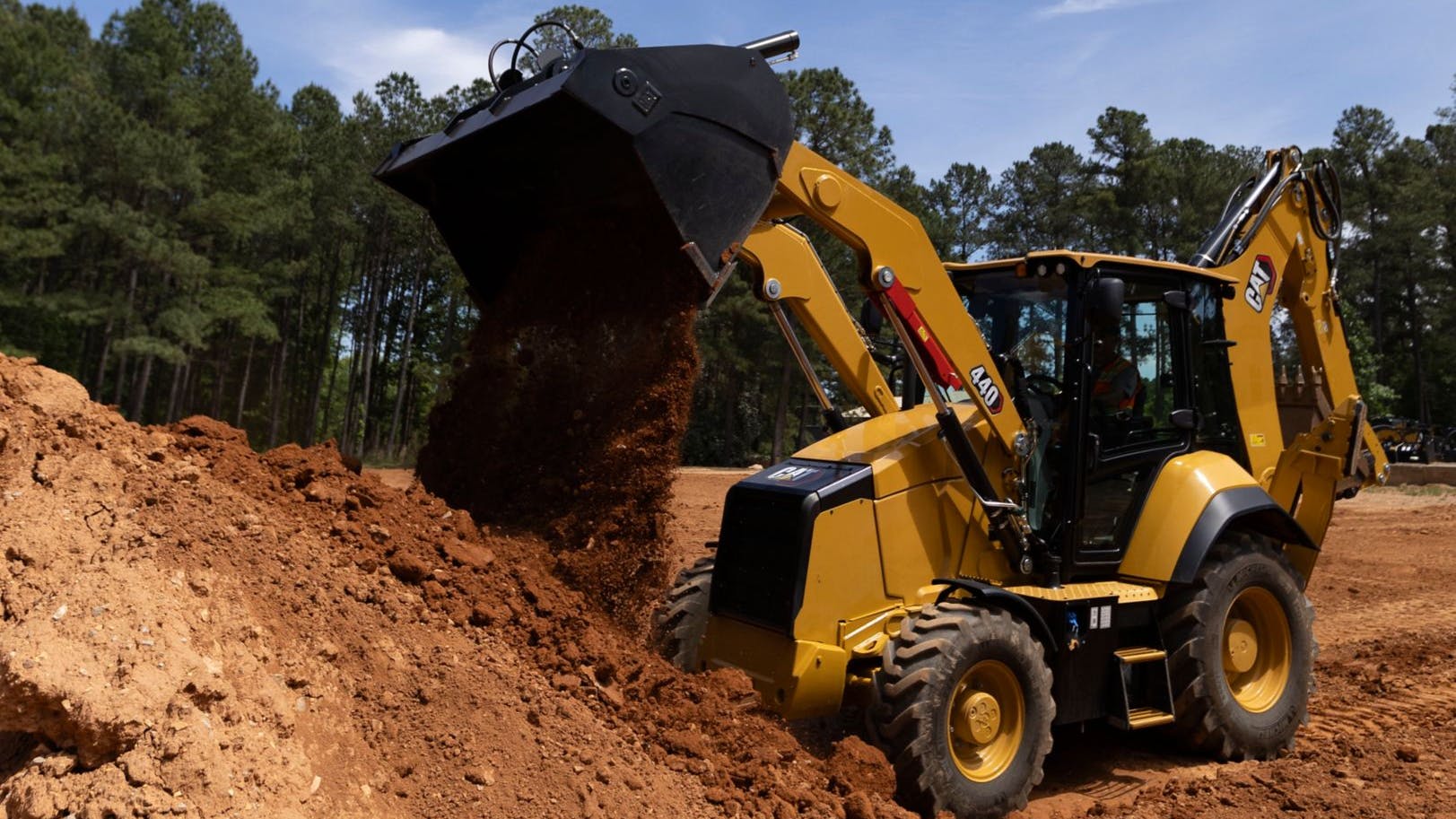 Cat 440 backhoe loader.