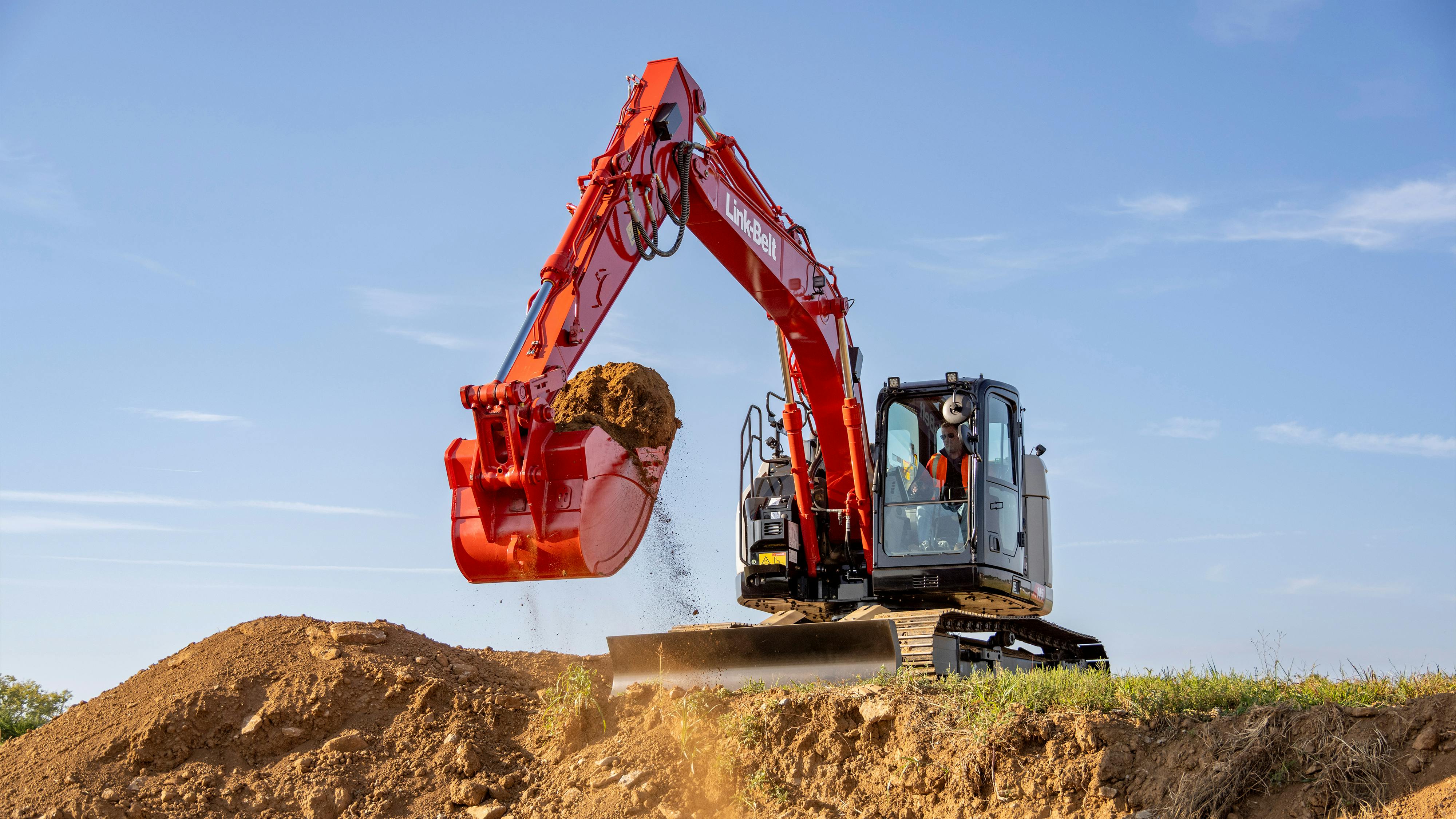 Link-Belt 145 X4S excavator.