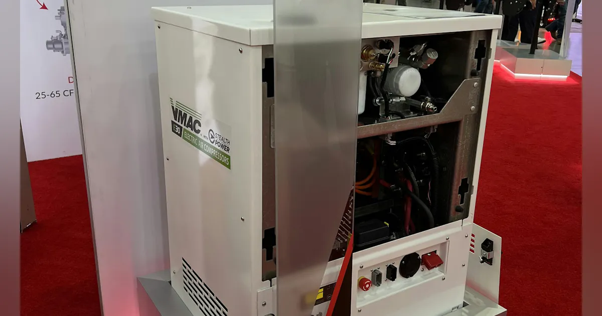 Vmac Raptor VMAC, Stealth Partner on Electric Air Compressor | Construction Equipment
