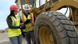 Tires should be inspected before the start of every shift. Tires should be inspected before the start of every shift.