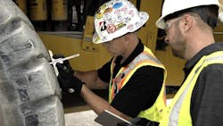 Recording tread depth will provide an approximate wear rate and allow latitude for scheduling tire replacement downtime. Recording tread depth will provide an approximate wear rate and allow latitude for scheduling tire replacement downtime.