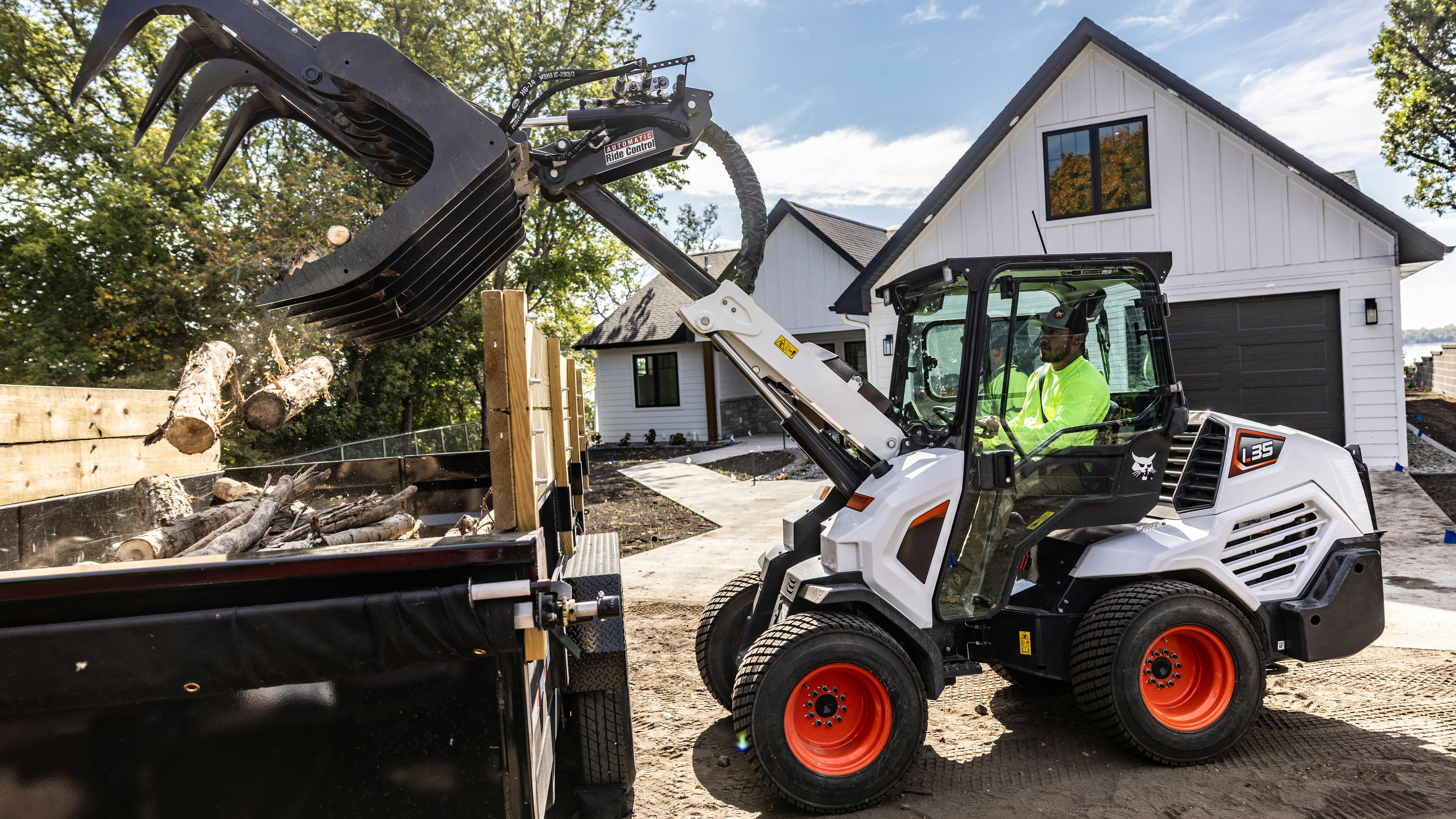Bobcat L35 wheel loader.