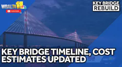 Key Bridge cost, timeline estimates updated on eve of NTSB hearing