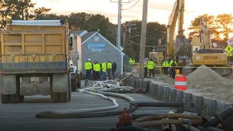 Two rescued, one killed in trench collapse at Cape Cod worksite