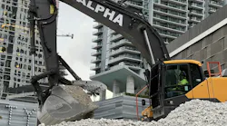 Volvo excavator