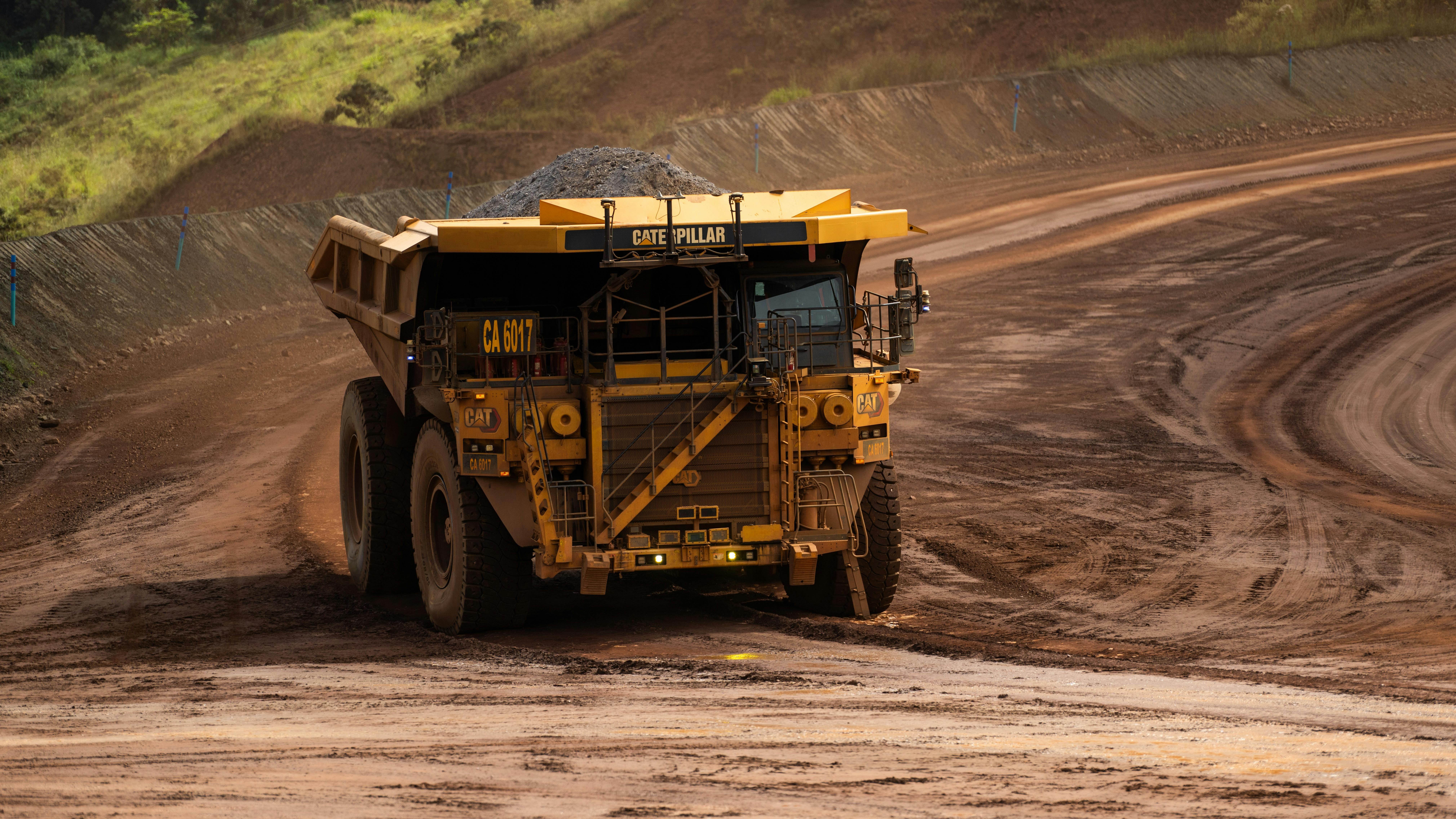 A haul truck in a Vale mine.