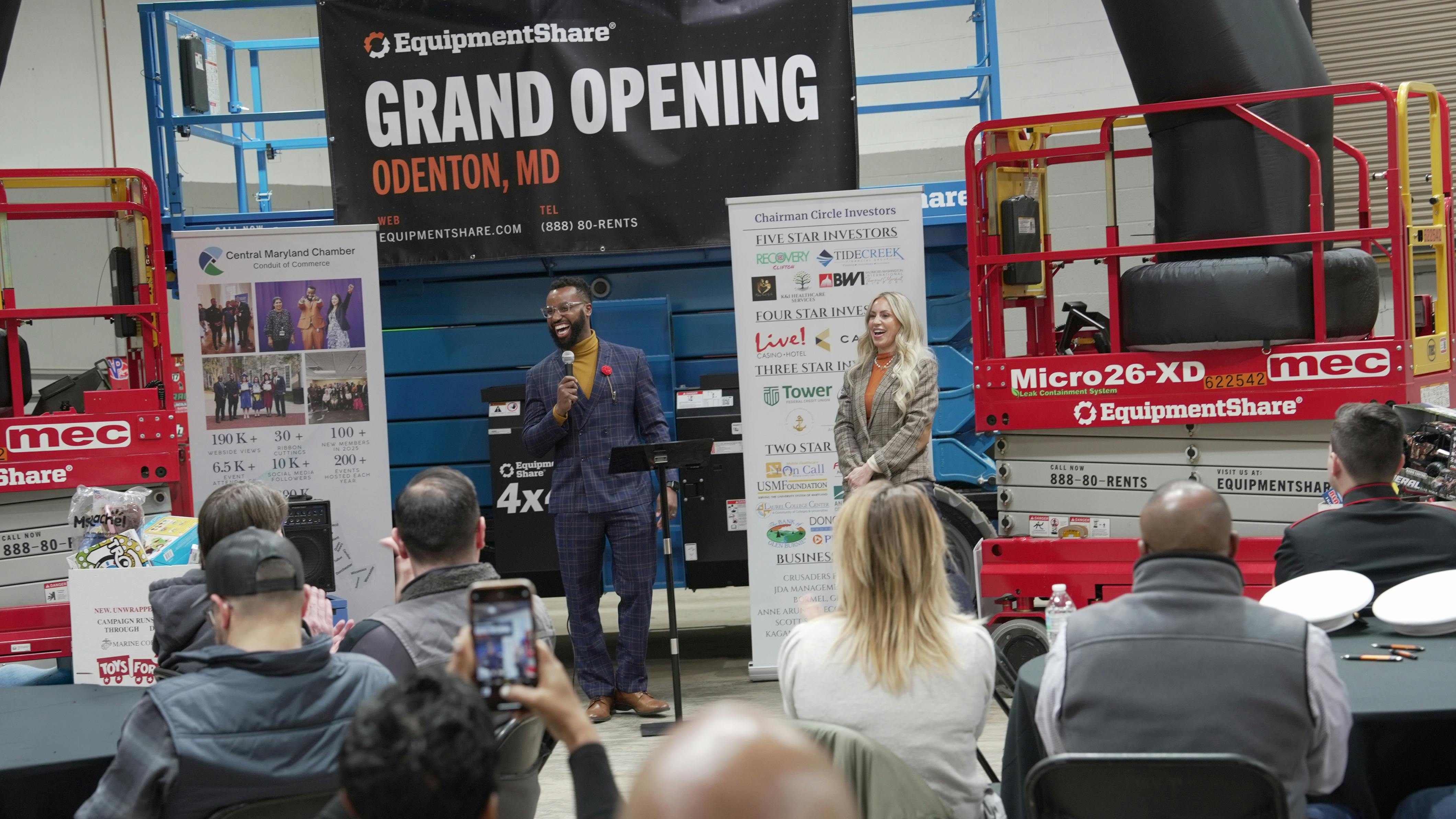 EquipmentShare opening in Odenton Maryland.