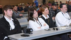 Attendees at a Conexpo 2023 education session. Attendees at a Conexpo 2023 education session.