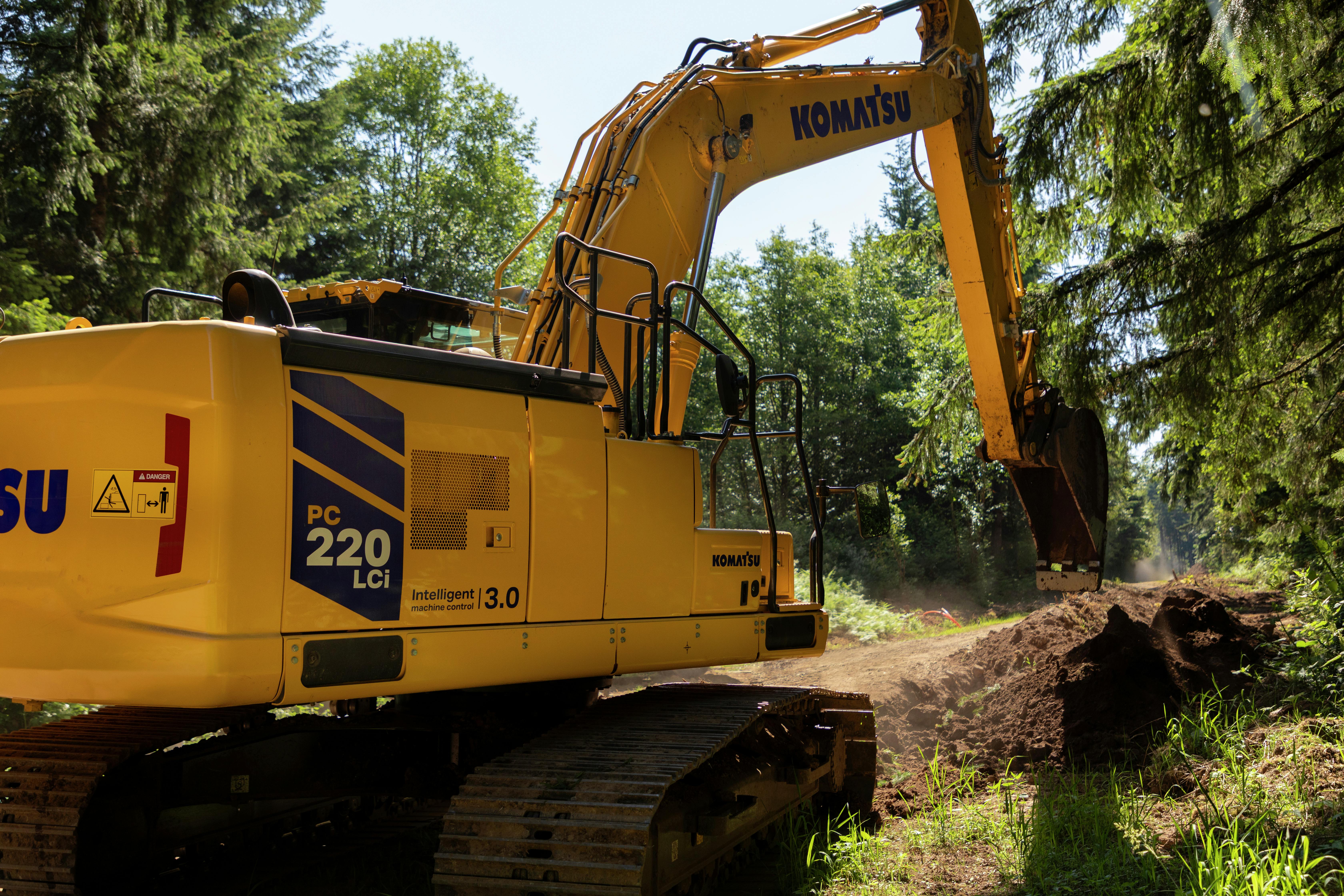 Komatsu excavator
