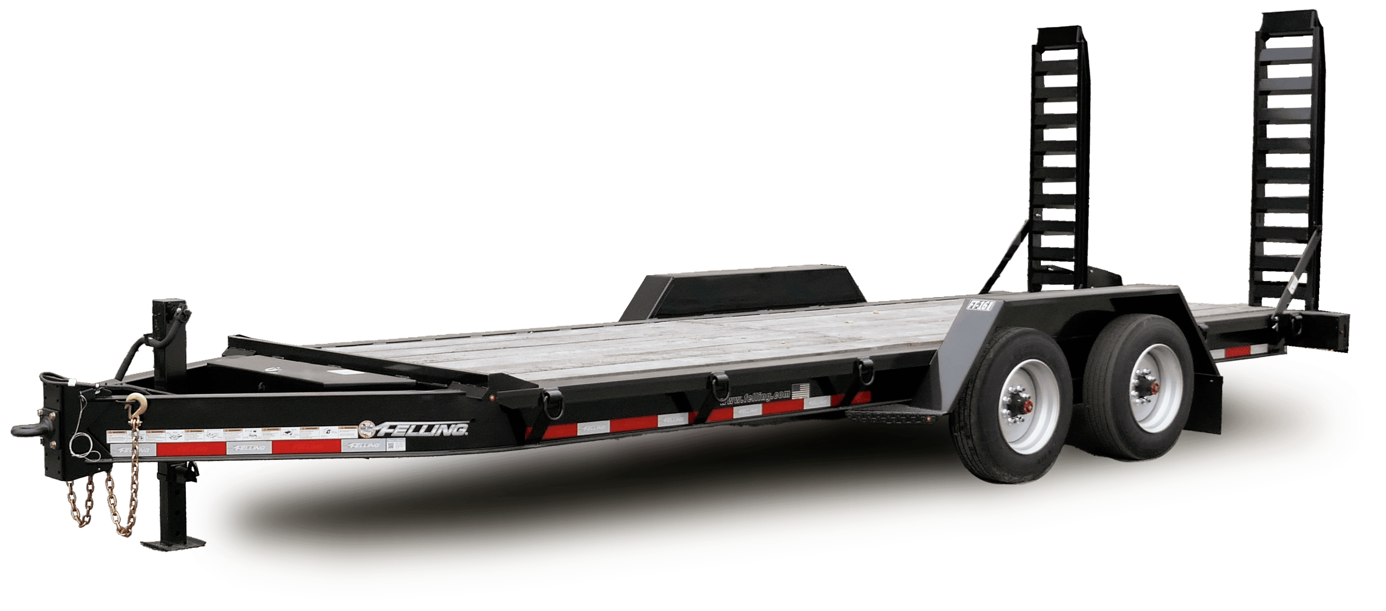 Felling&rsquo;s DDI Drop Deck I Series trailers studio shot on white background