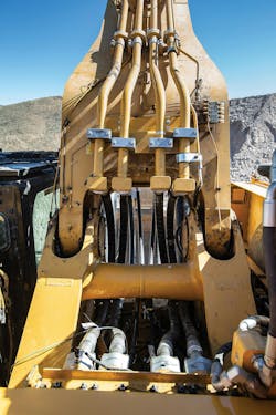 Caterpillar's 6015 Mining Shovel Hydraulic Hoses Caterpillar's 6015 Mining Shovel Hydraulic Hoses
