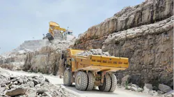 Philippi-Hagenbuch tailgate product on a mining truck in a quarry