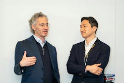 Chung Kisun (right), Chairman of HD Hyundai, and Alex Karp (left), co-founder and CEO of Palantir Technologies, at Palantir’s office in Washington, D.C., in March 2025 Chung Kisun (right), Chairman of HD Hyundai, and Alex Karp (left), co-founder and CEO of Palantir Technologies, at Palantir’s office in Washington, D.C., in March 2025