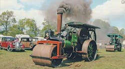 Aveling & Porter steam roller shown here on demonstration in England was built in 1920 Aveling & Porter steam roller shown here on demonstration in England was built in 1920