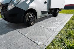 DICA Defender work pad with a truck on top of it. DICA Defender work pad with a truck on top of it.