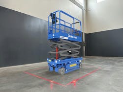 Genie Accessories Zone Lighting on a scissor lift Genie Accessories Zone Lighting on a scissor lift