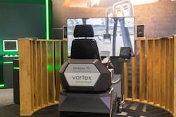 elobau Robust Joystick JE inside a live simulator built with CM Labs elobau Robust Joystick JE inside a live simulator built with CM Labs