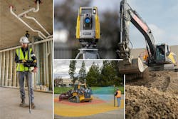 Topcon Conexpo product collage. Topcon Conexpo product collage.