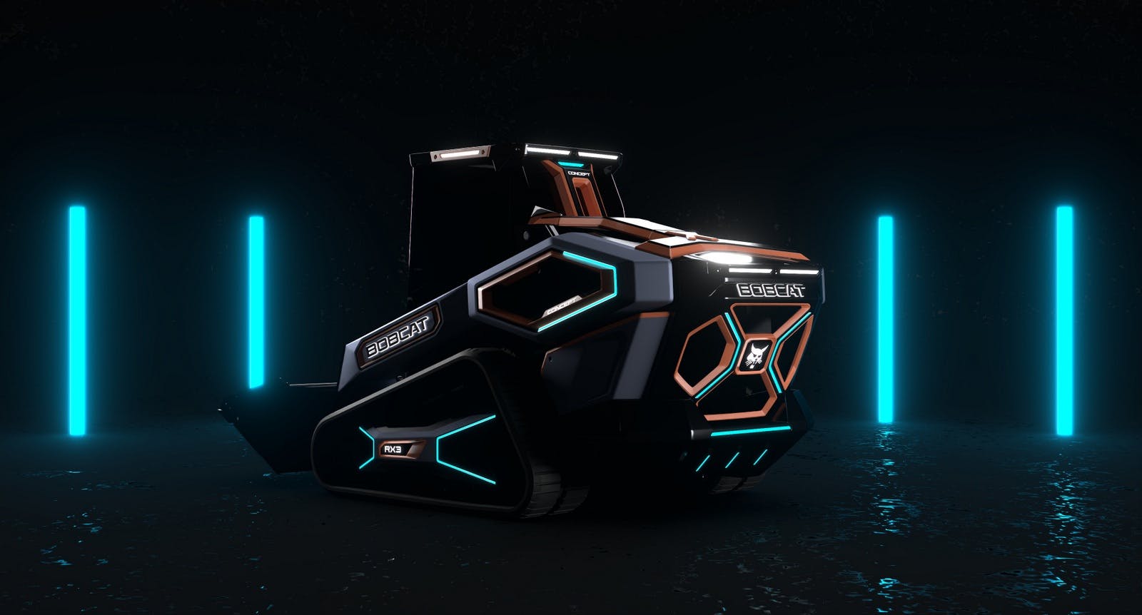 Bobcat Roguex 3 concept vehicle at CES 2026