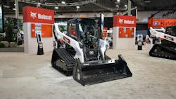 Bobcat CTL on carpet Bobcat CTL on carpet