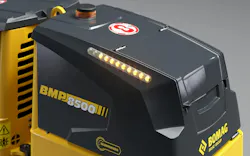 Bomag BMP 8500 roller with light bar Bomag BMP 8500 roller with light bar