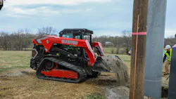 Manitou CTL dumping Manitou CTL dumping