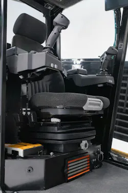 Vermeer D24 horizontal directional drill inside the new cab Vermeer D24 horizontal directional drill inside the new cab
