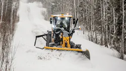 Deere equipment in snow Deere equipment in snow