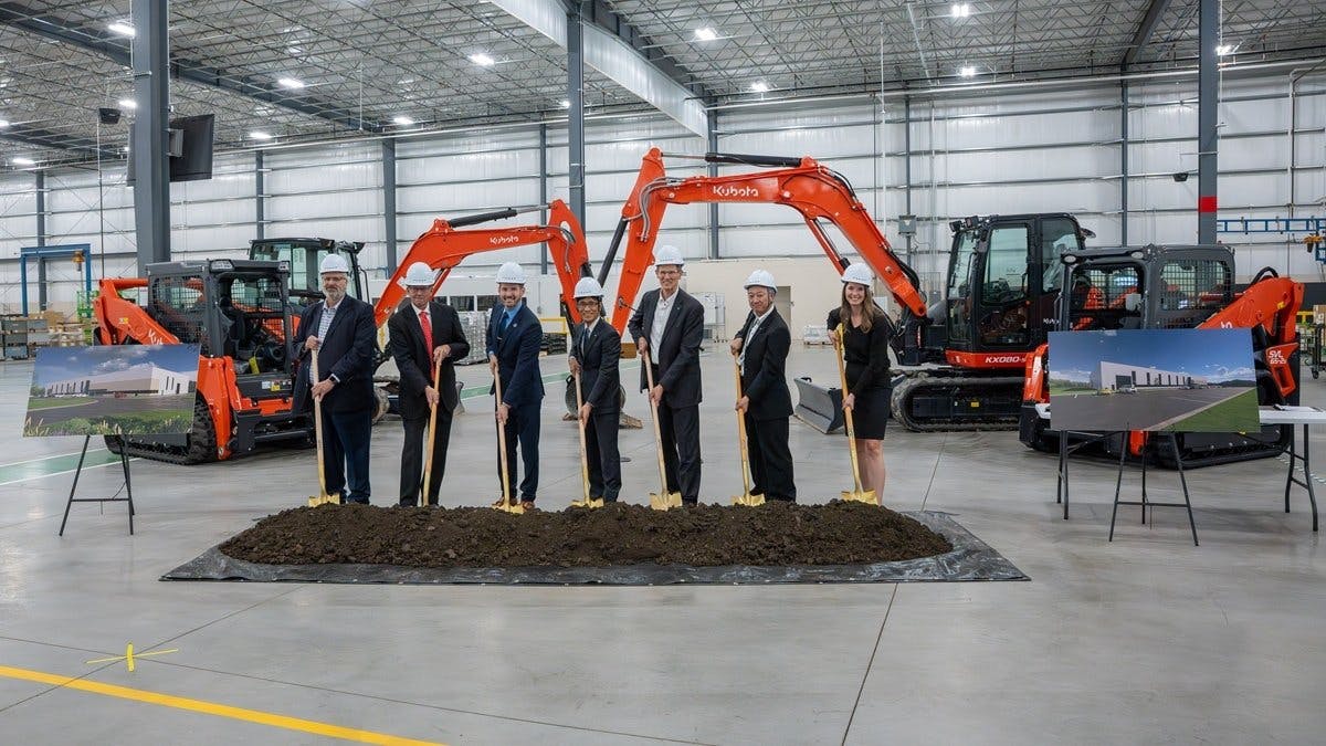 Kubota Breaks Ground on Kansas Construction Equipment Test Center