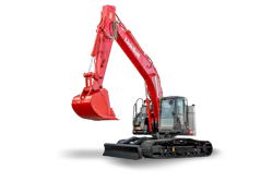 Link-Belt 245 x4s excavator on a white background. Link-Belt 245 x4s excavator on a white background.
