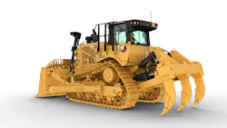 Cat D8 XE dozer rear studio Cat D8 XE dozer rear studio