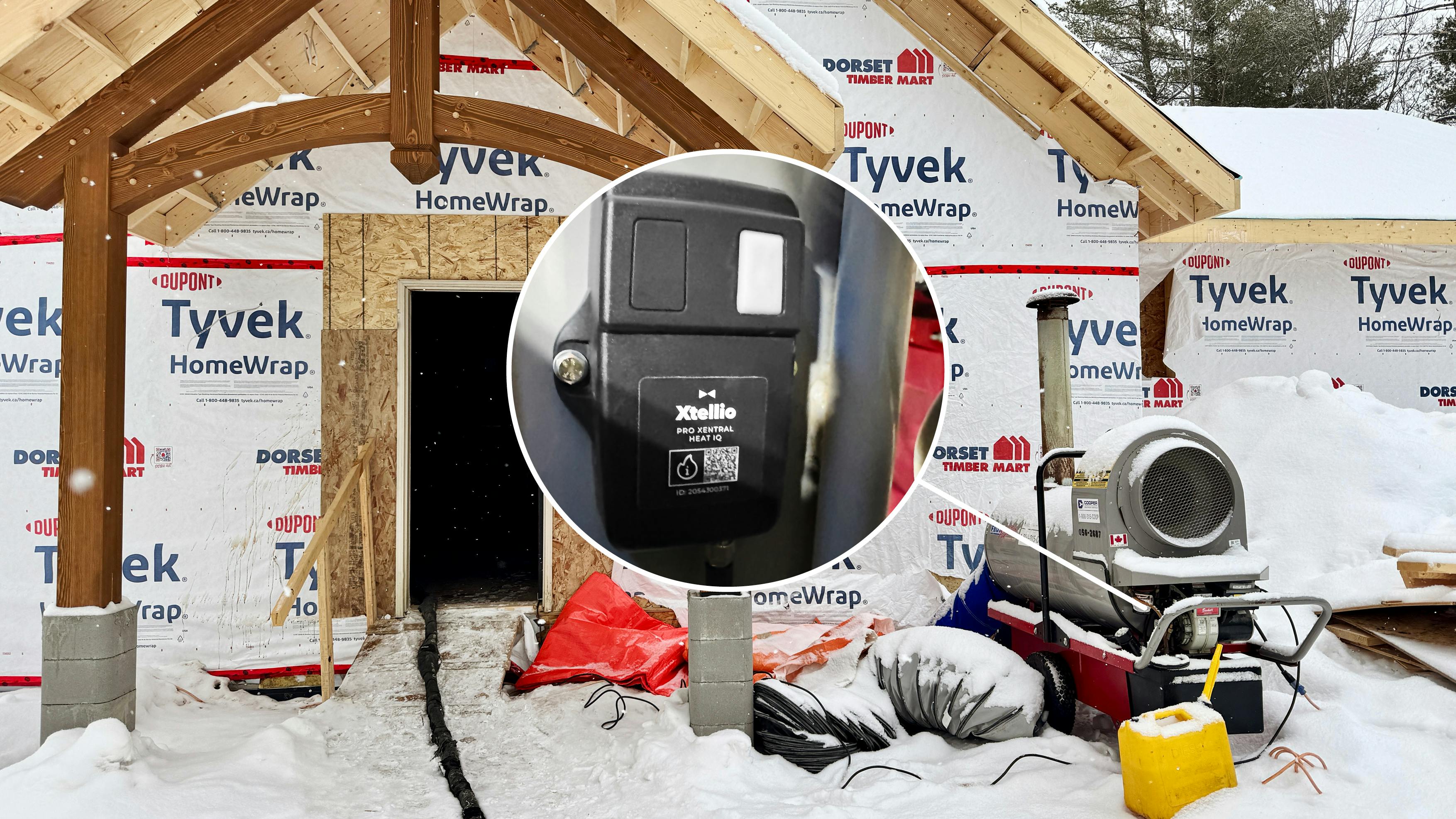 Heater with telematics device