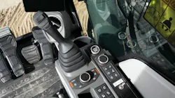Develon excavator controls Develon excavator controls