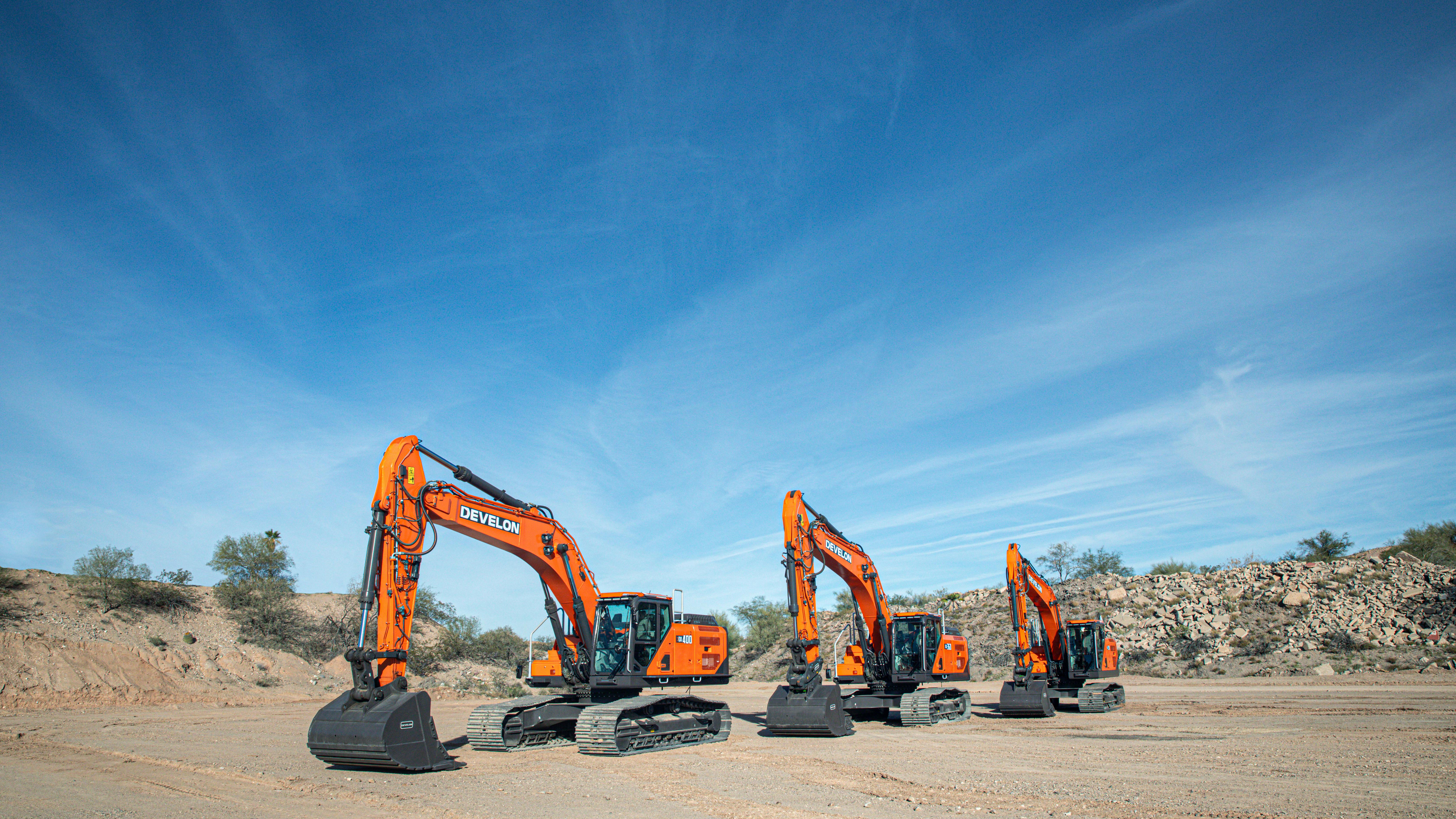 Develon excavators