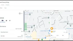 Machine location map Machine location map